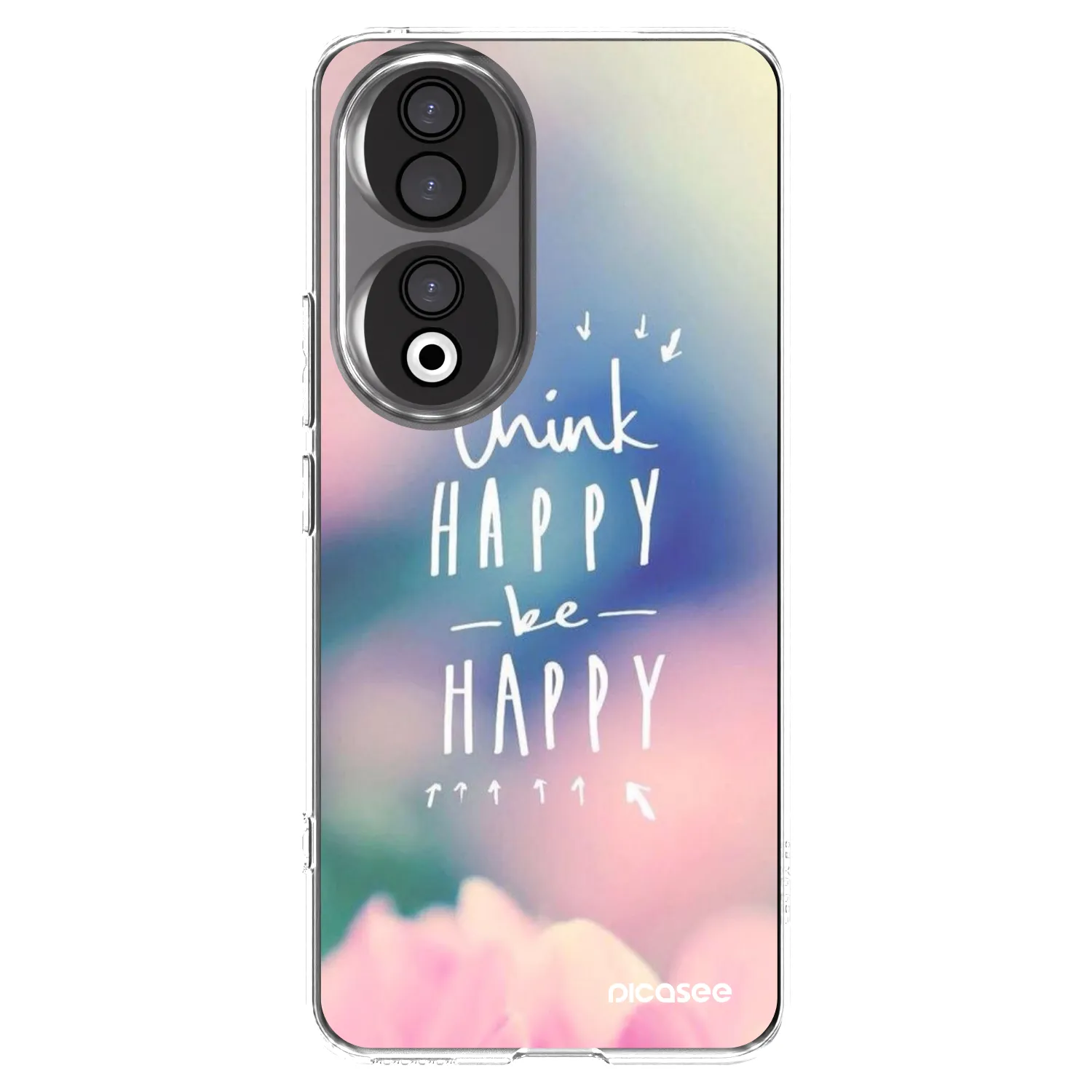 Picasee Honor 90 5G Hülle - Transparentes Silikon - Denke positiv!