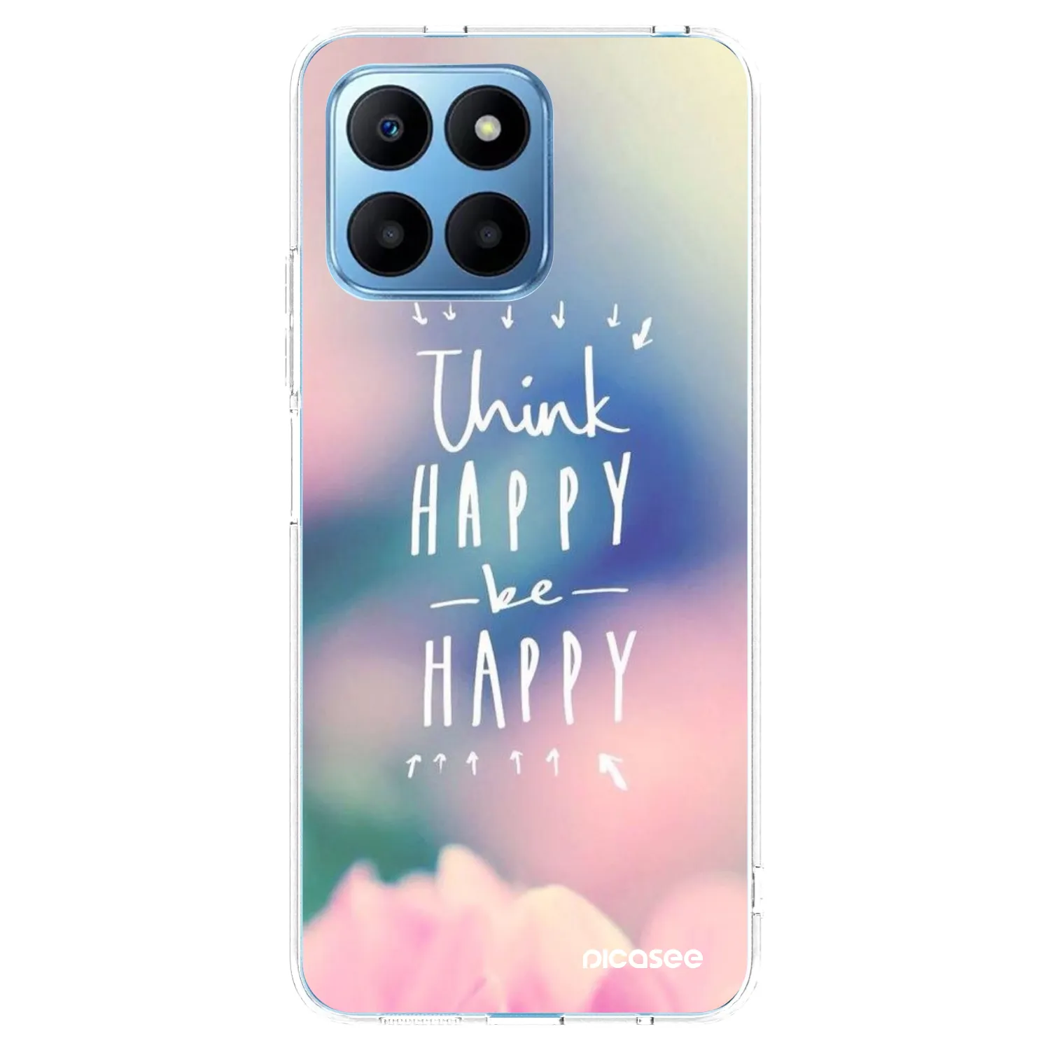 Picasee Honor 70 Lite Hülle - Transparentes Silikon - Denke positiv!