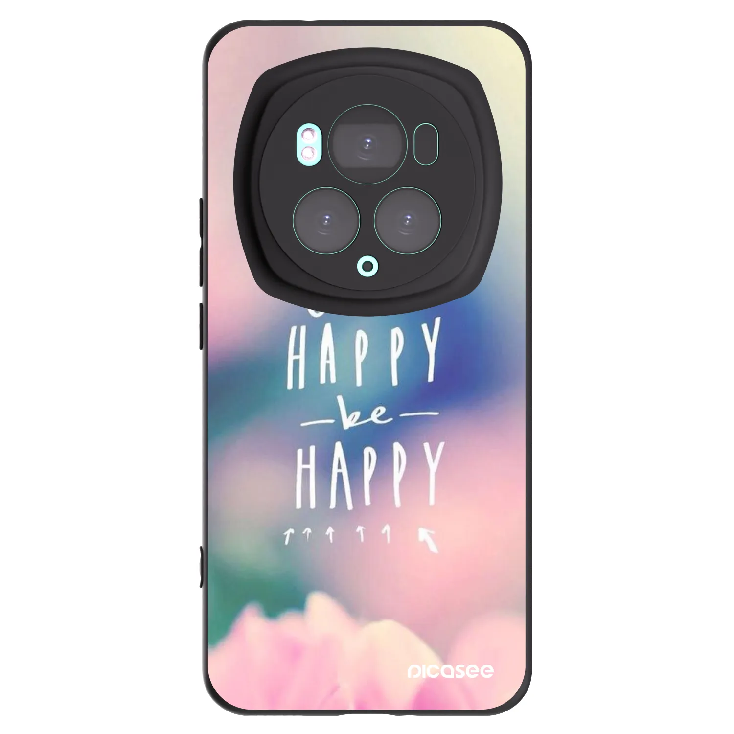 Picasee Honor Magic6 Pro Hülle - Schwarzes Silikon - Denke positiv!