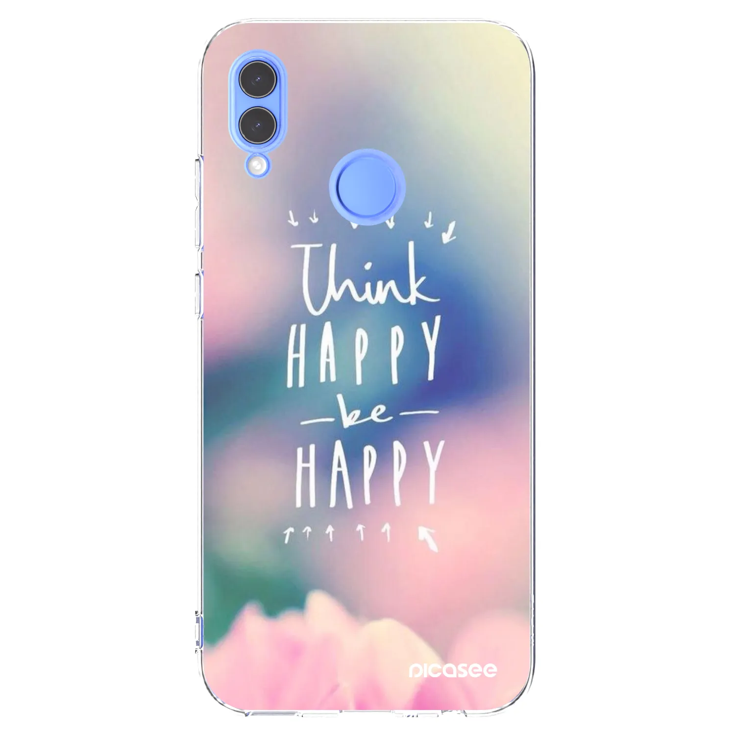 Picasee Honor 10 Lite Hülle - Transparentes Silikon - Denke positiv!