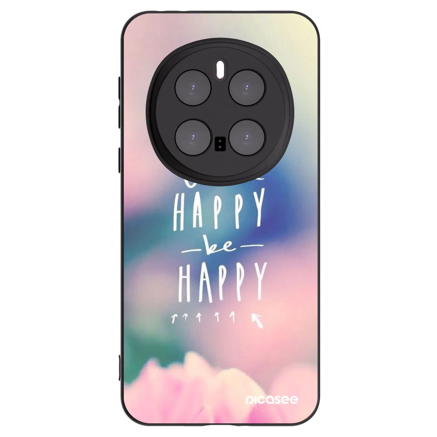 Picasee Honor Magic7 Pro 5G Hülle - Schwarzes Silikon - Denke positiv!