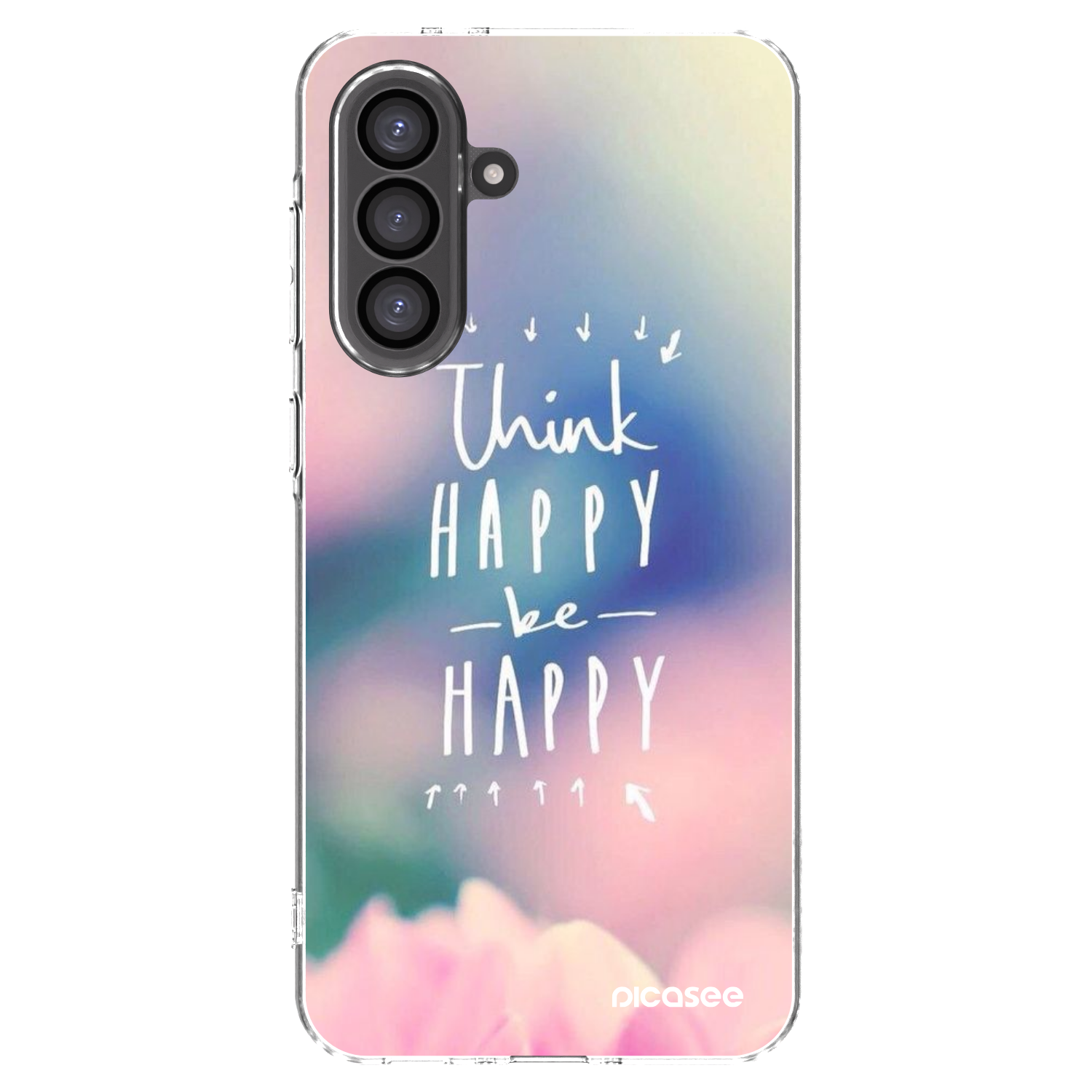 Picasee Samsung Galaxy A36 5G Hülle - Transparentes Silikon - Denke positiv!