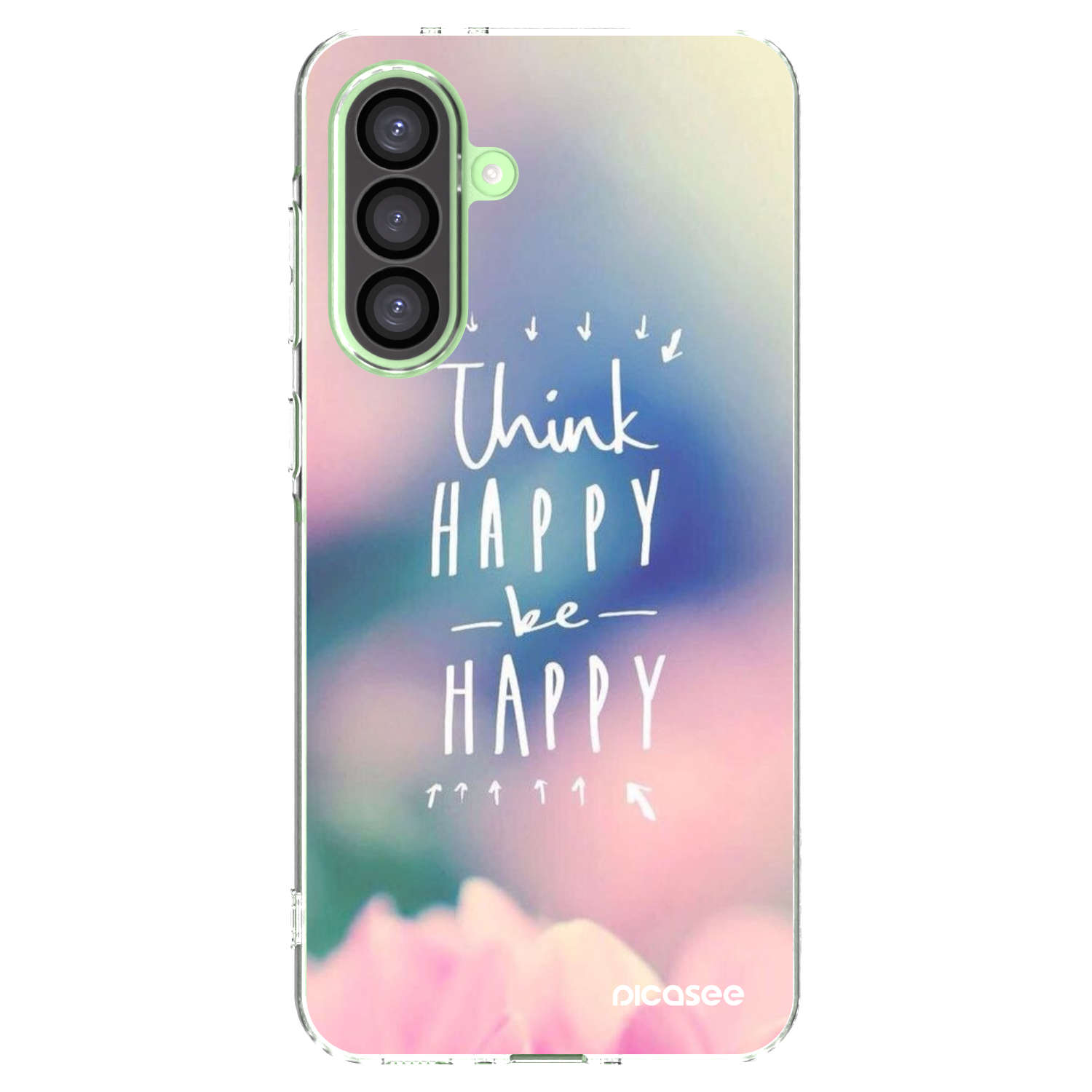 Picasee Samsung Galaxy A26 5G A266B Hülle - Transparentes Silikon - Denke positiv!