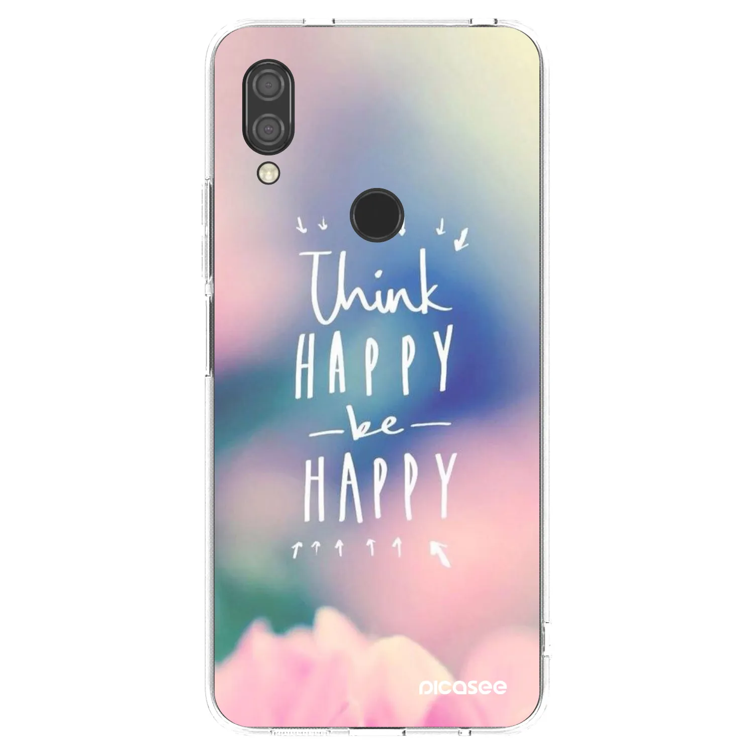 Picasee Xiaomi Redmi 7 Hülle - Transparentes Silikon - Denke positiv!