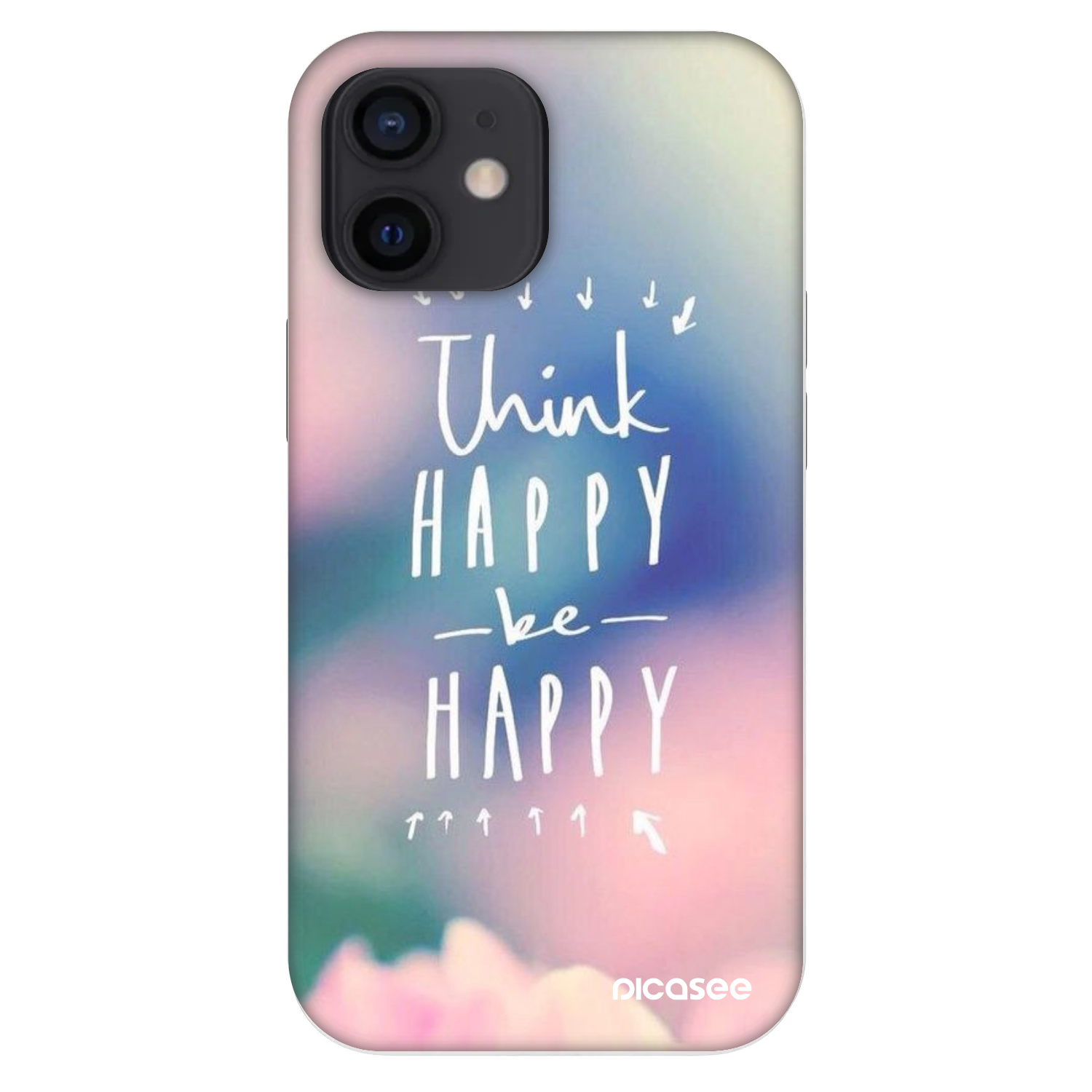 Picasee Fashion Case für Apple iPhone 12 mini - Denke positiv!