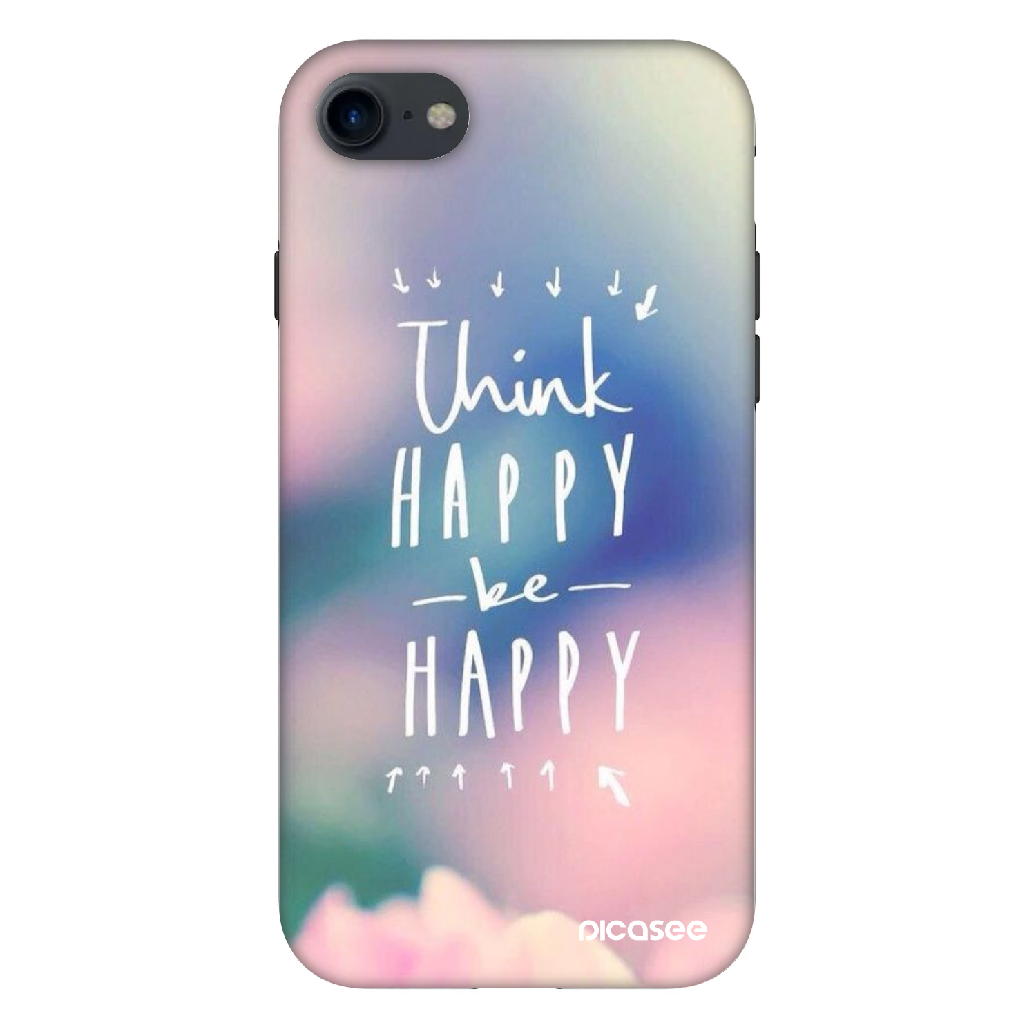 Picasee Fashion Case für Apple iPhone SE 2020 - Denke positiv!