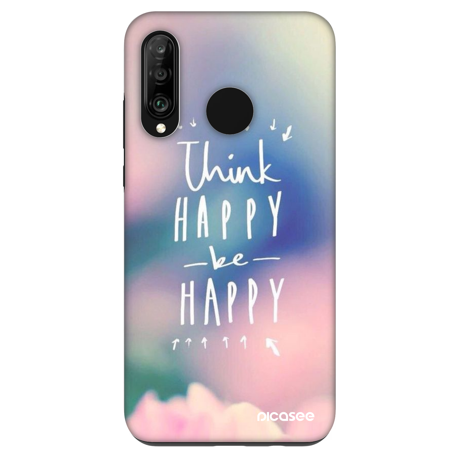 Picasee Fashion Case für Huawei P30 Lite - Denke positiv!