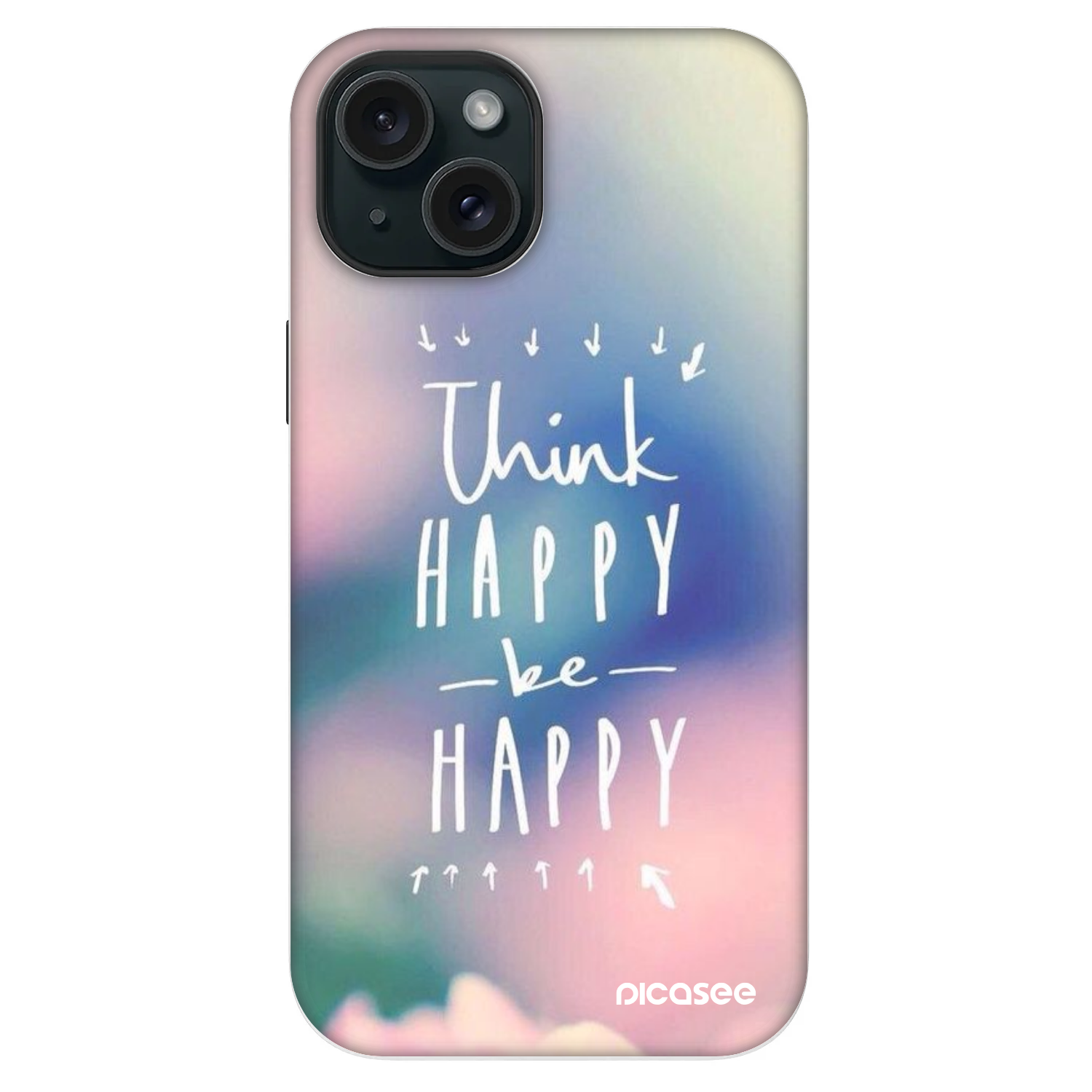 Picasee Fashion Case MagSafe für Apple iPhone 14 - Denke positiv!
