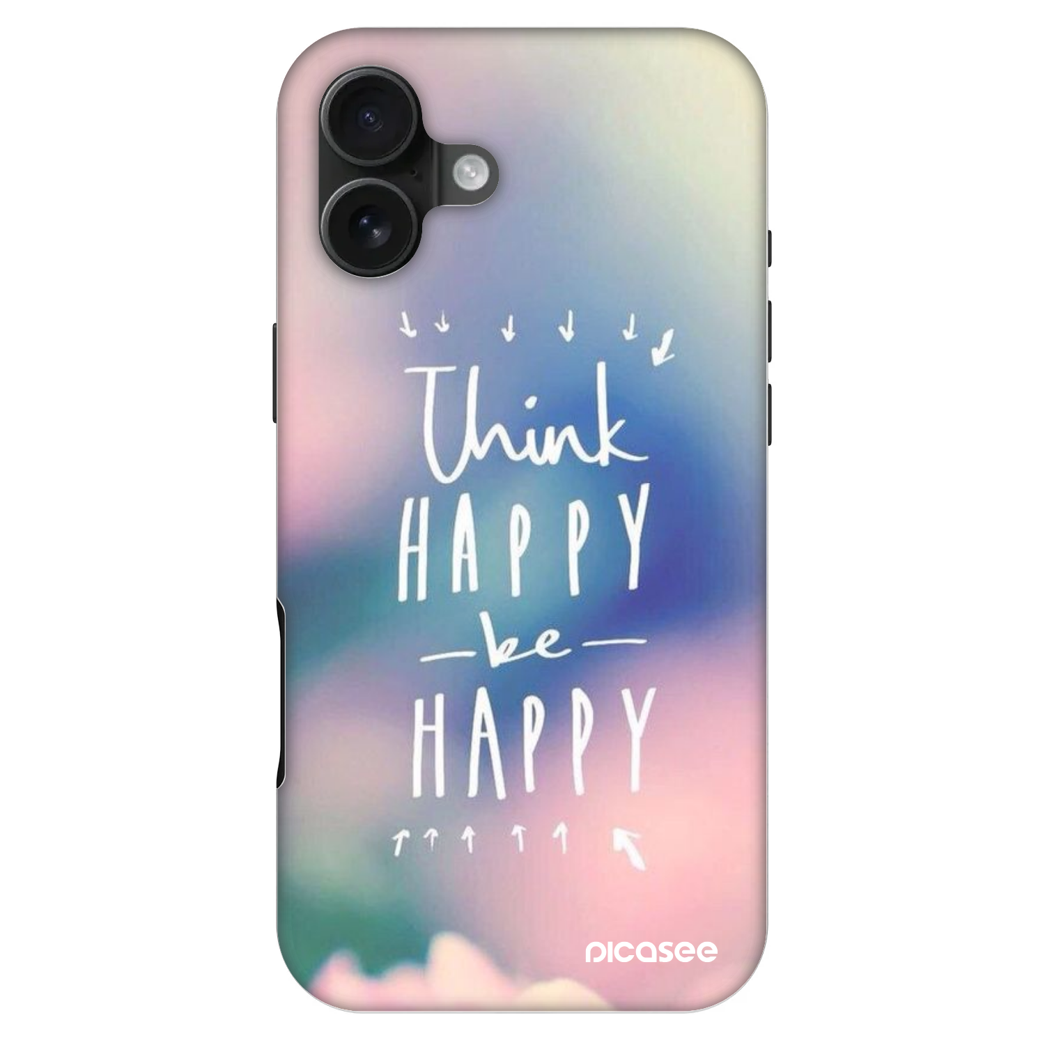 Picasee Fashion Case MagSafe für Apple iPhone 16 Plus - Denke positiv!