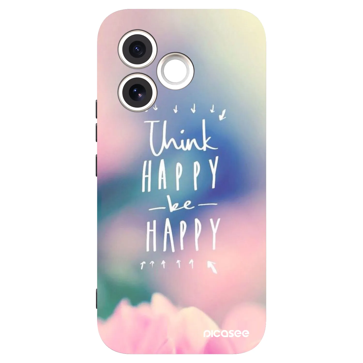 Picasee Honor 600 Lite Hülle - Schwarzes Silikon - Denke positiv!