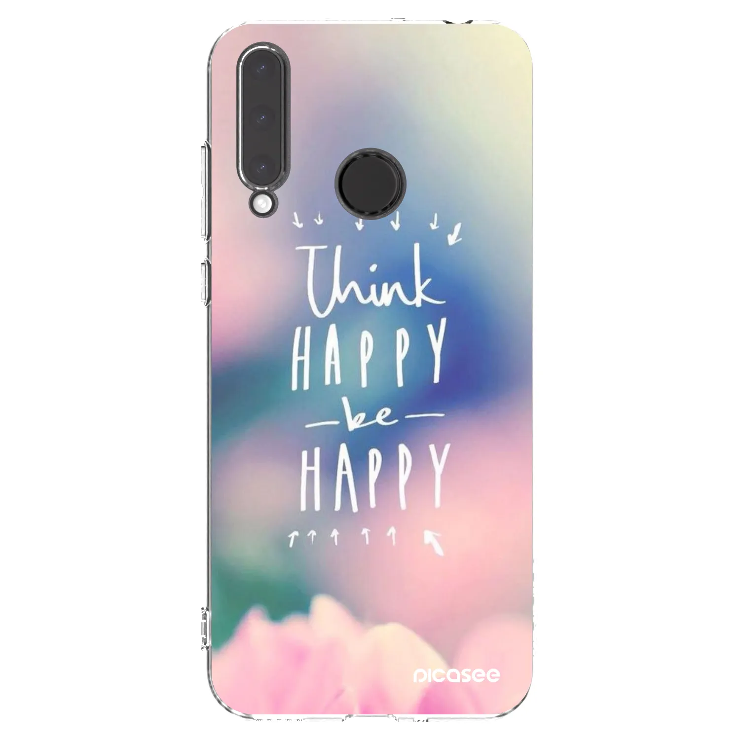 Picasee Honor 20 Lite Hülle - Transparentes Silikon - Denke positiv!