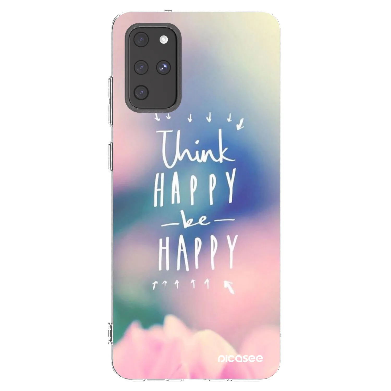 Picasee Samsung Galaxy S20+ G985F Hülle - Transparentes Silikon - Denke positiv!