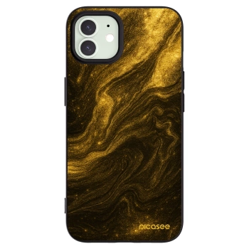 Picasee Apple iPhone 12 Pro Hülle - Schwarzes Silikon - Black