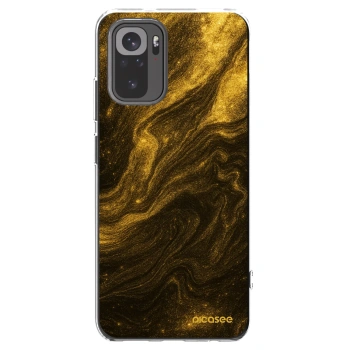 Picasee Xiaomi Redmi Note 10S Hülle - Transparentes Silikon - Black