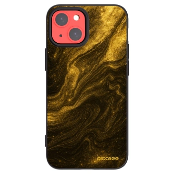 Picasee Apple iPhone 13 mini Hülle - Schwarzes Silikon - Black