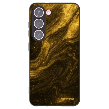 Picasee Samsung Galaxy S23 5G Hülle - Schwarzes Silikon - Black