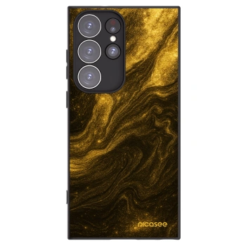 Picasee Samsung Galaxy S23 Ultra 5G Hülle - Schwarzes Silikon - Black