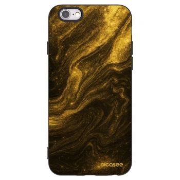 Picasee Apple iPhone 6/6S Hülle - Schwarzes Silikon - Black