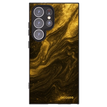 Picasee Samsung Galaxy S24 Ultra S928B 5G Hülle - Schwarzes Silikon - Black