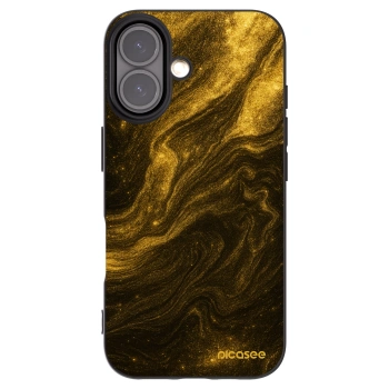 Picasee Apple iPhone 16 Hülle - Schwarzes Silikon - Black
