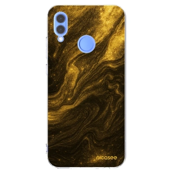Picasee Honor 10 Lite Hülle - Transparentes Silikon - Black
