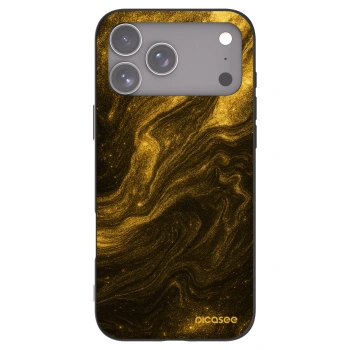 Picasee Apple iPhone 17 Pro Max Hülle - Schwarzes Silikon - Black