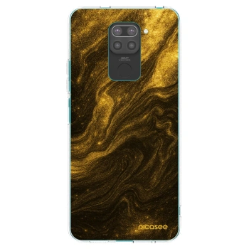 Picasee Xiaomi Redmi Note 9 Hülle - Schwarzes Silikon - Black
