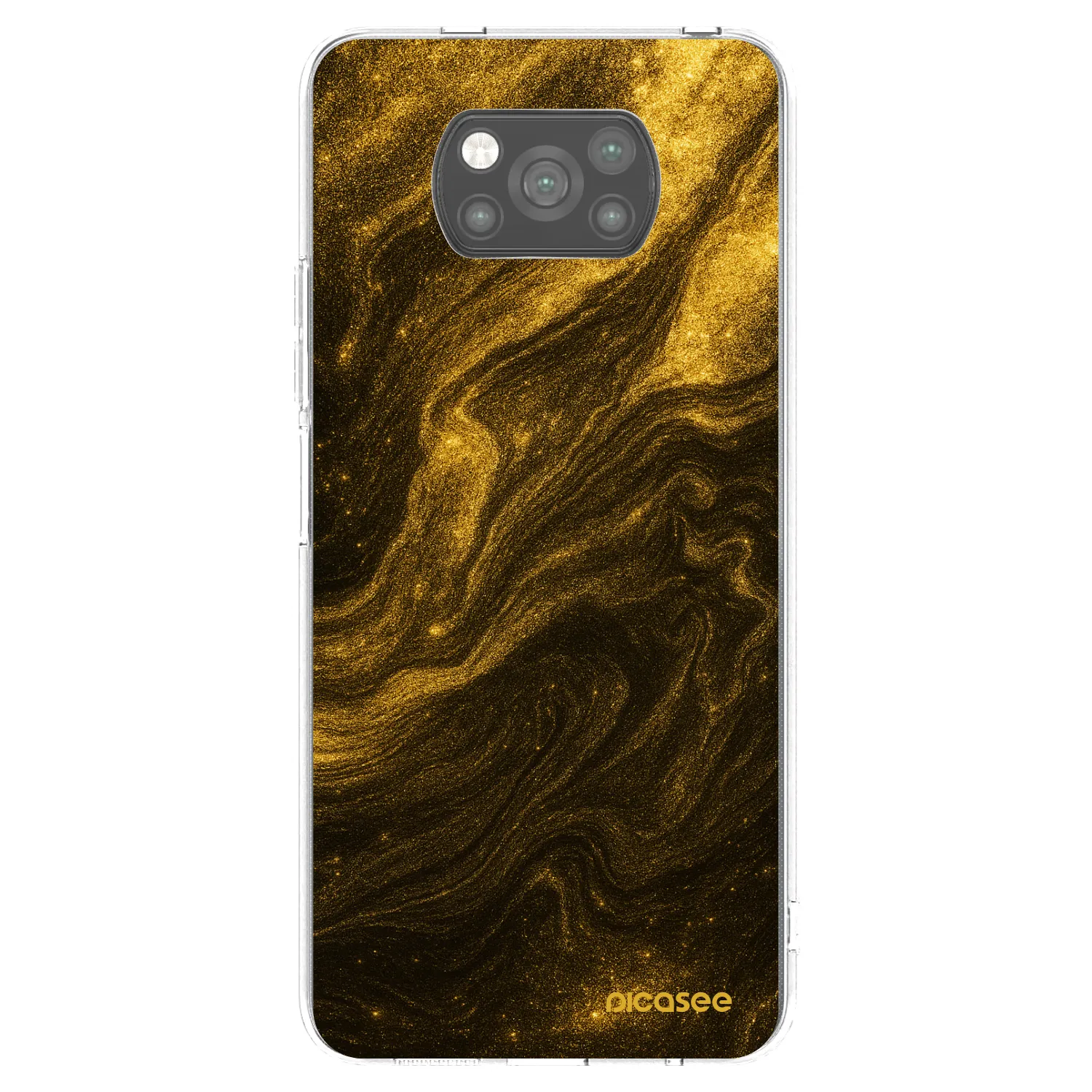 Picasee Xiaomi Poco X3 Hülle - Schwarzes Silikon - Black