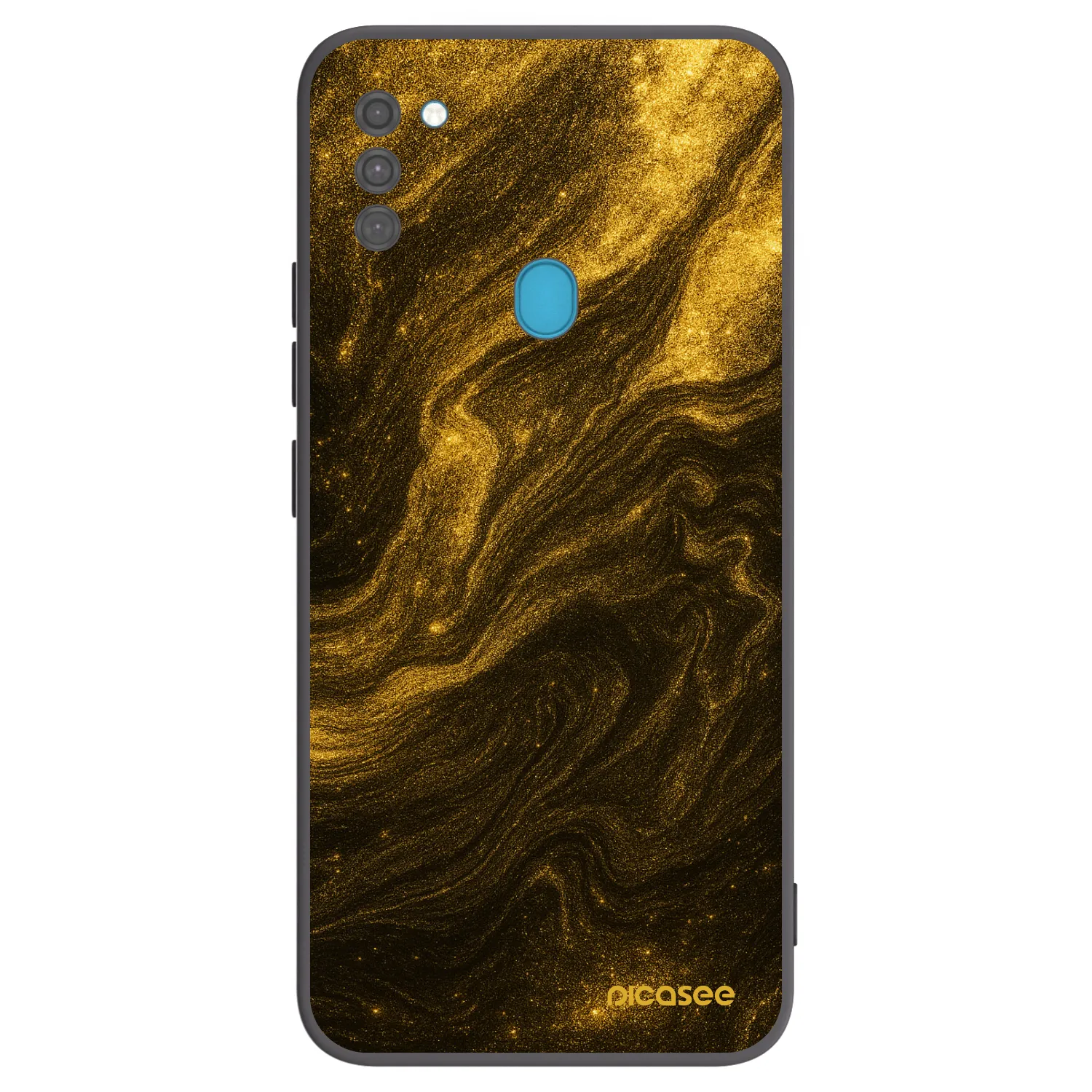 Picasee Samsung Galaxy M11 Hülle - Schwarzes Silikon - Black