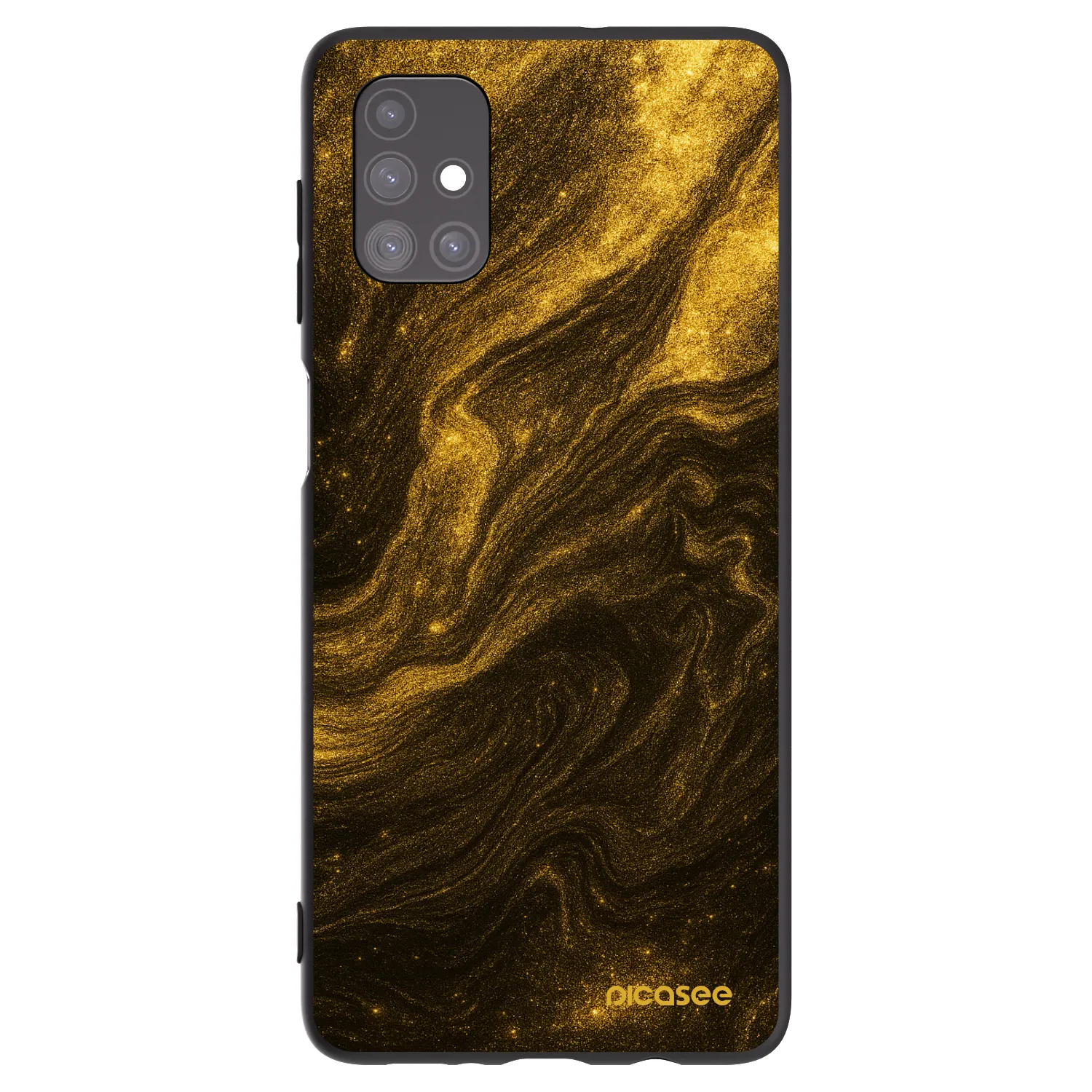 Picasee Samsung Galaxy M51 M515F Hülle - Schwarzes Silikon - Black
