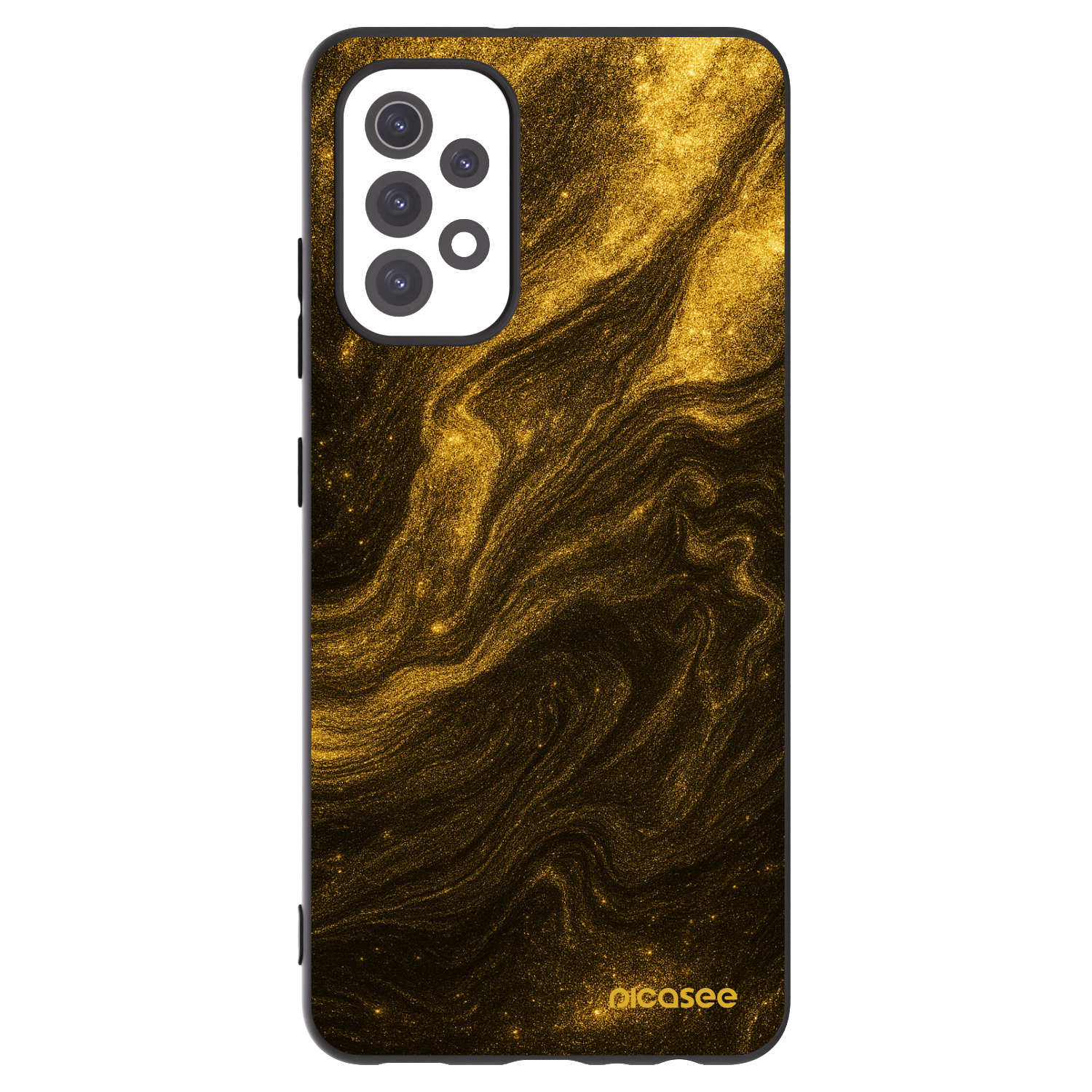 Picasee Samsung Galaxy A32 5G A326B Hülle - Schwarzes Silikon - Black