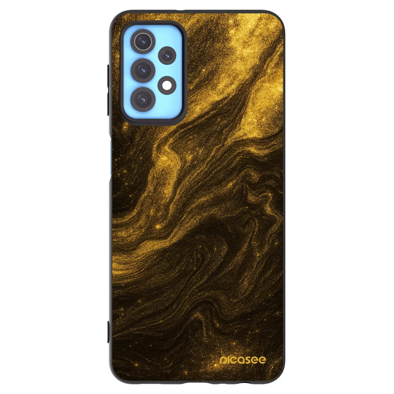 Picasee Samsung Galaxy A32 4G SM-A325F Hülle - Schwarzes Silikon - Black