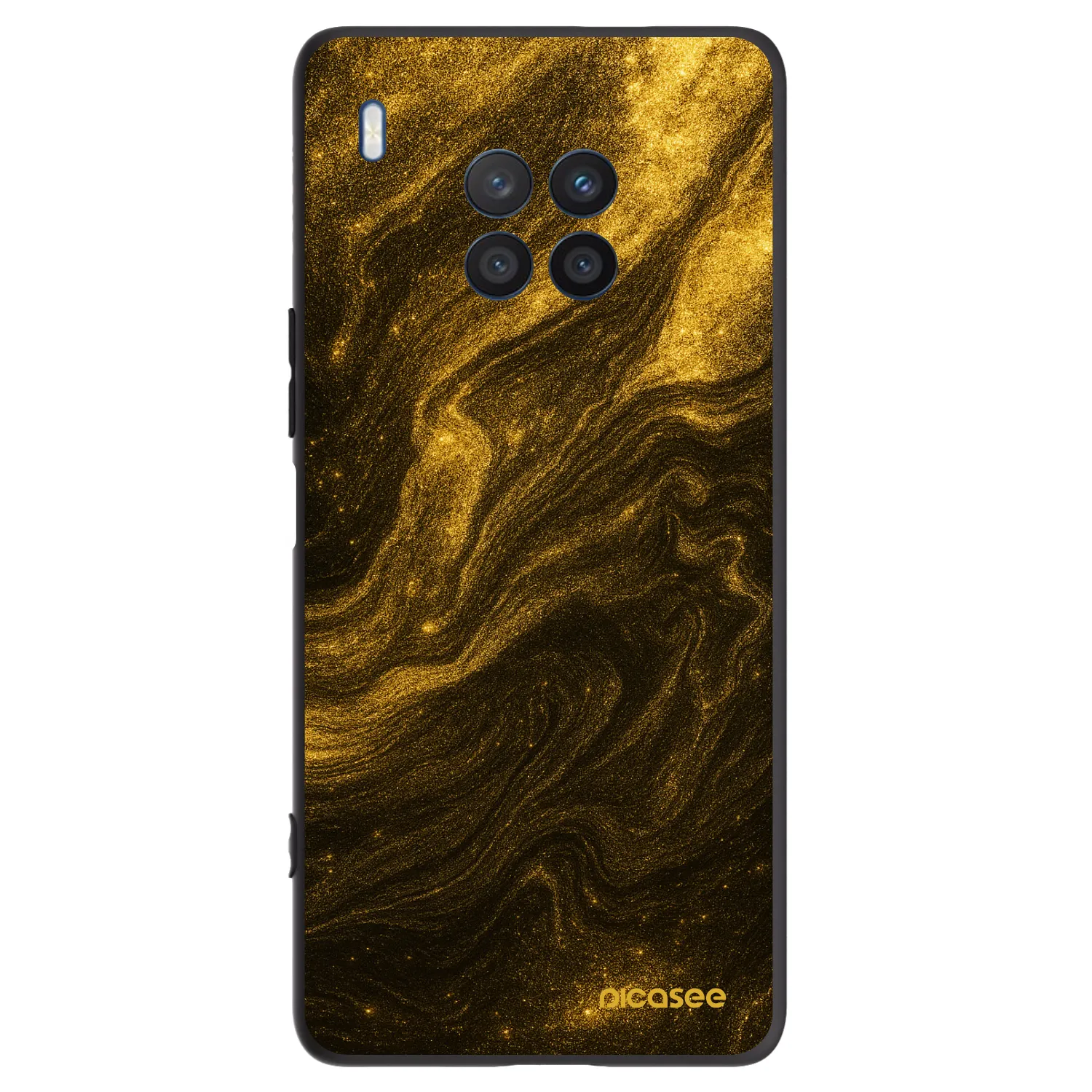 Picasee Honor 50 Lite Hülle - Schwarzes Silikon - Black