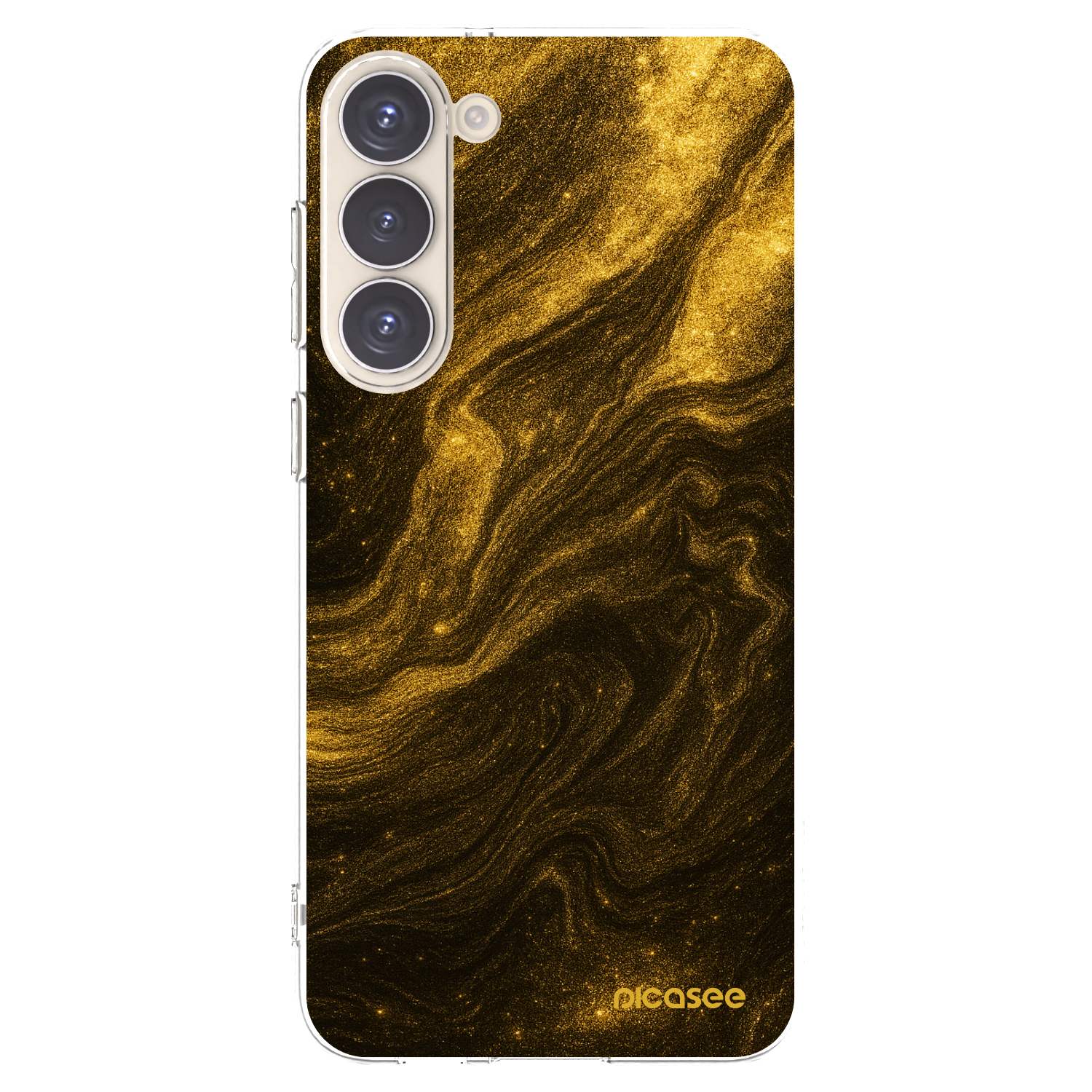 Picasee Samsung Galaxy S23+ 5G Hülle - Transparentes Silikon - Black