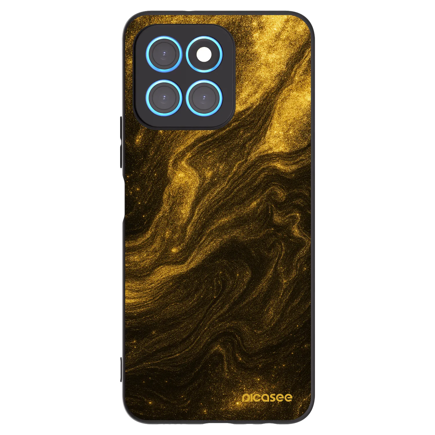 Picasee Honor X6 Hülle - Schwarzes Silikon - Black