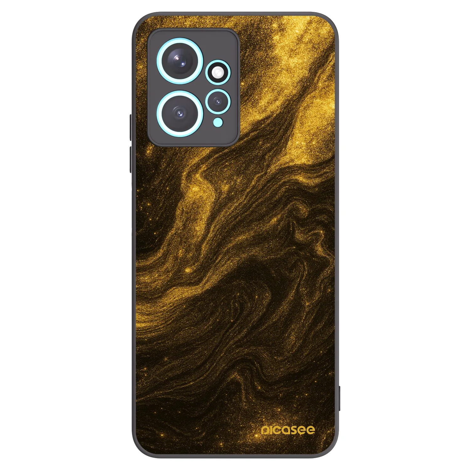 Picasee Xiaomi Redmi Note 12 4G Hülle - Schwarzes Silikon - Black