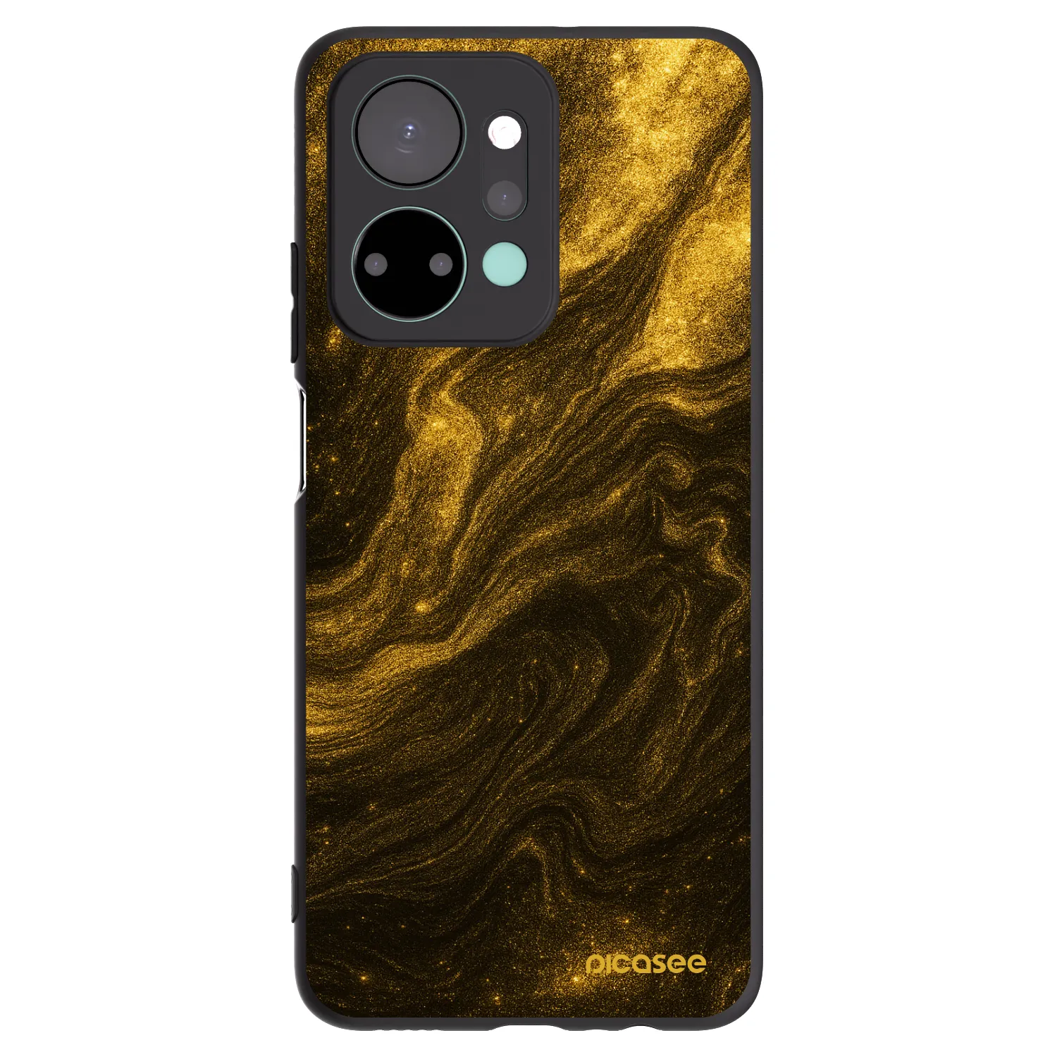Picasee Honor X7a Hülle - Schwarzes Silikon - Black
