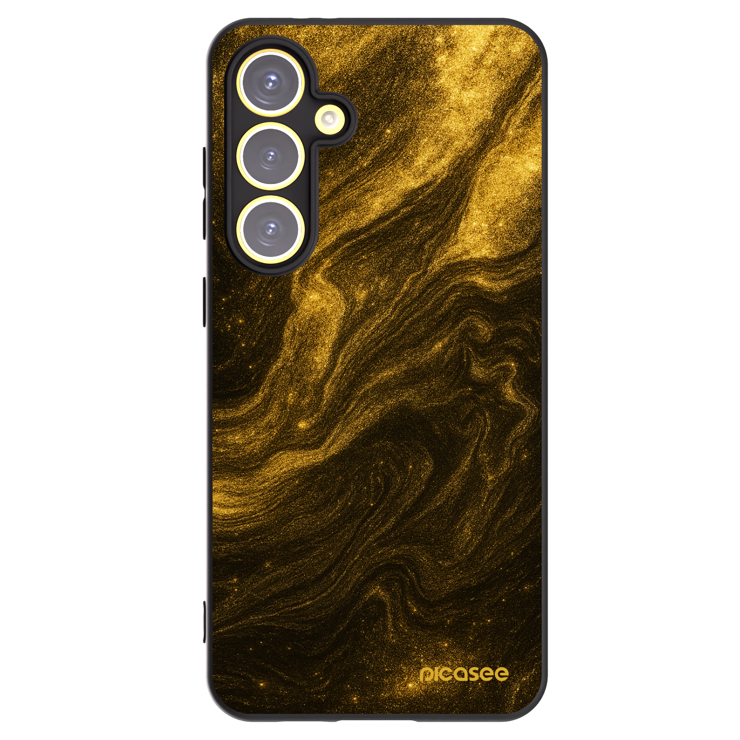 Picasee Samsung Galaxy S24 FE S721B Hülle - Schwarzes Silikon - Black