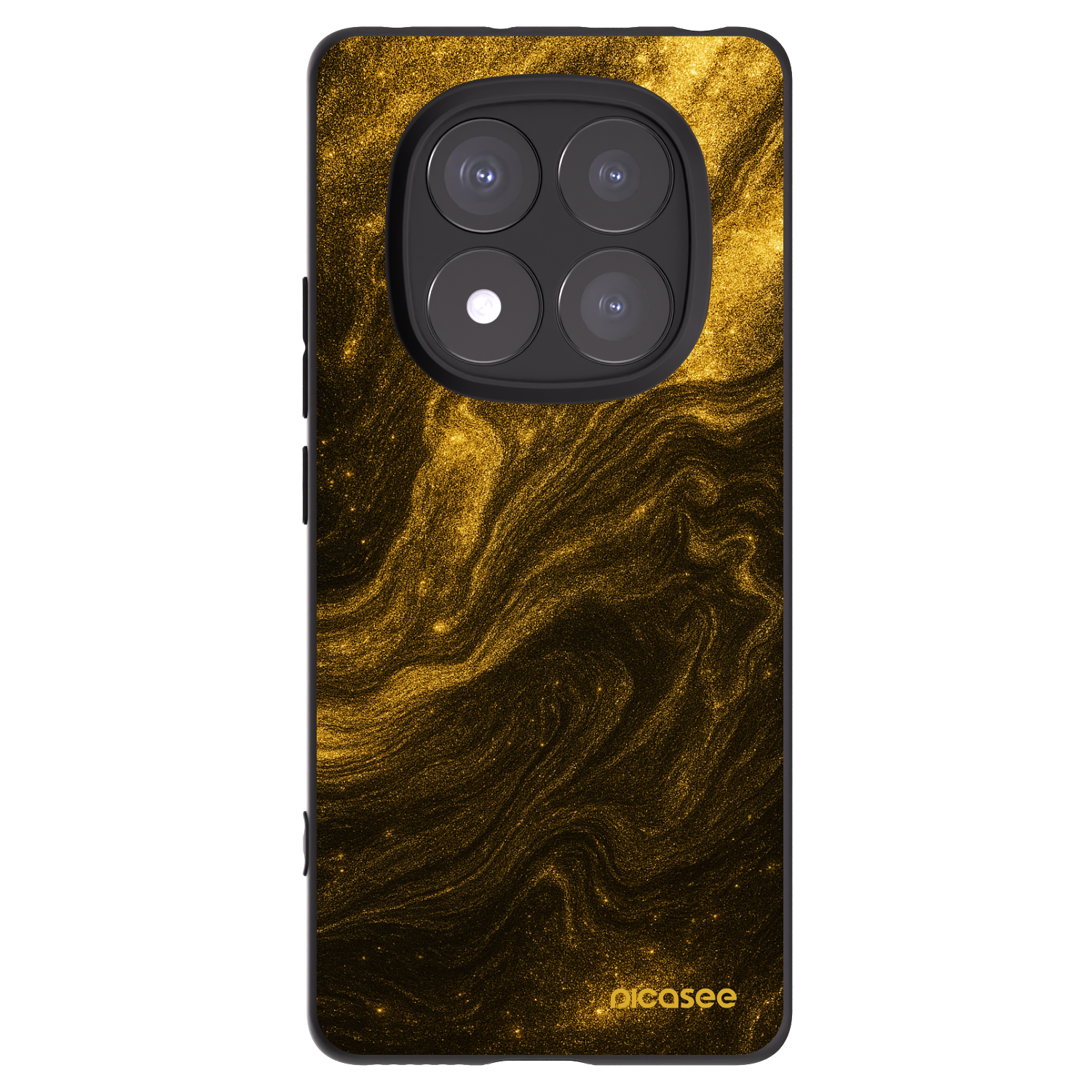 Picasee Xiaomi Redmi Note 14 Pro+ 5G Hülle - Schwarzes Silikon - Black