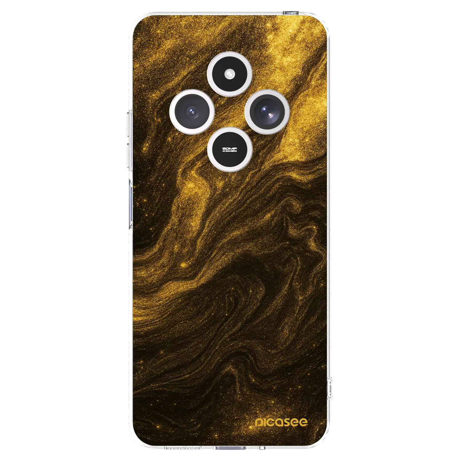 Picasee Xiaomi Redmi 14C Hülle - Transparentes Silikon - Black