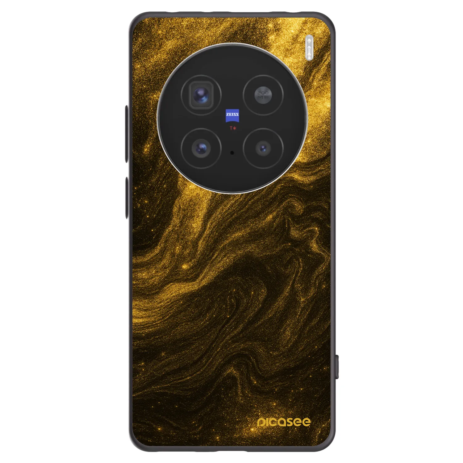 Picasee Vivo X200 Pro Hülle - Schwarzes Silikon - Black