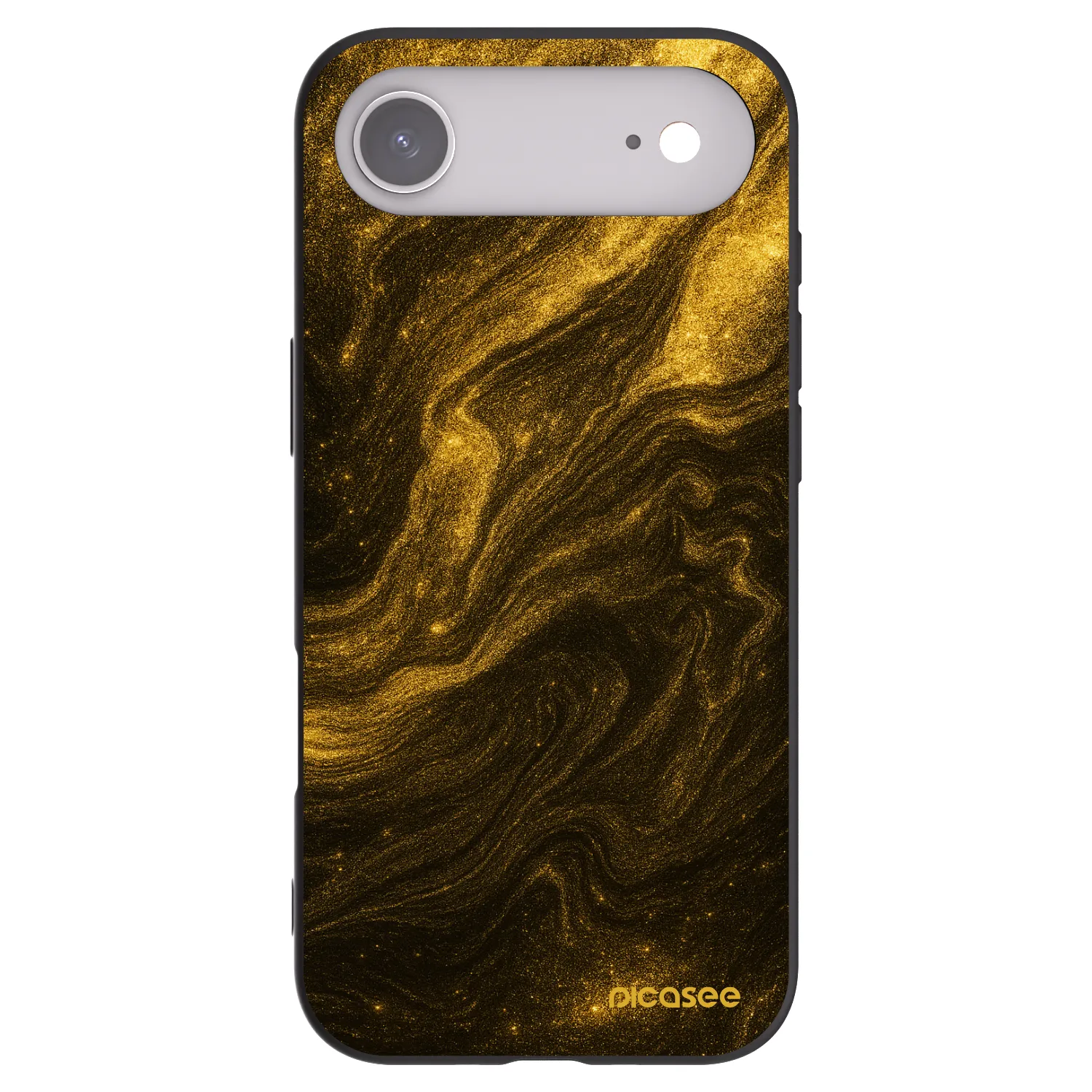 Picasee Apple iPhone Air Hülle - Schwarzes Silikon - Black