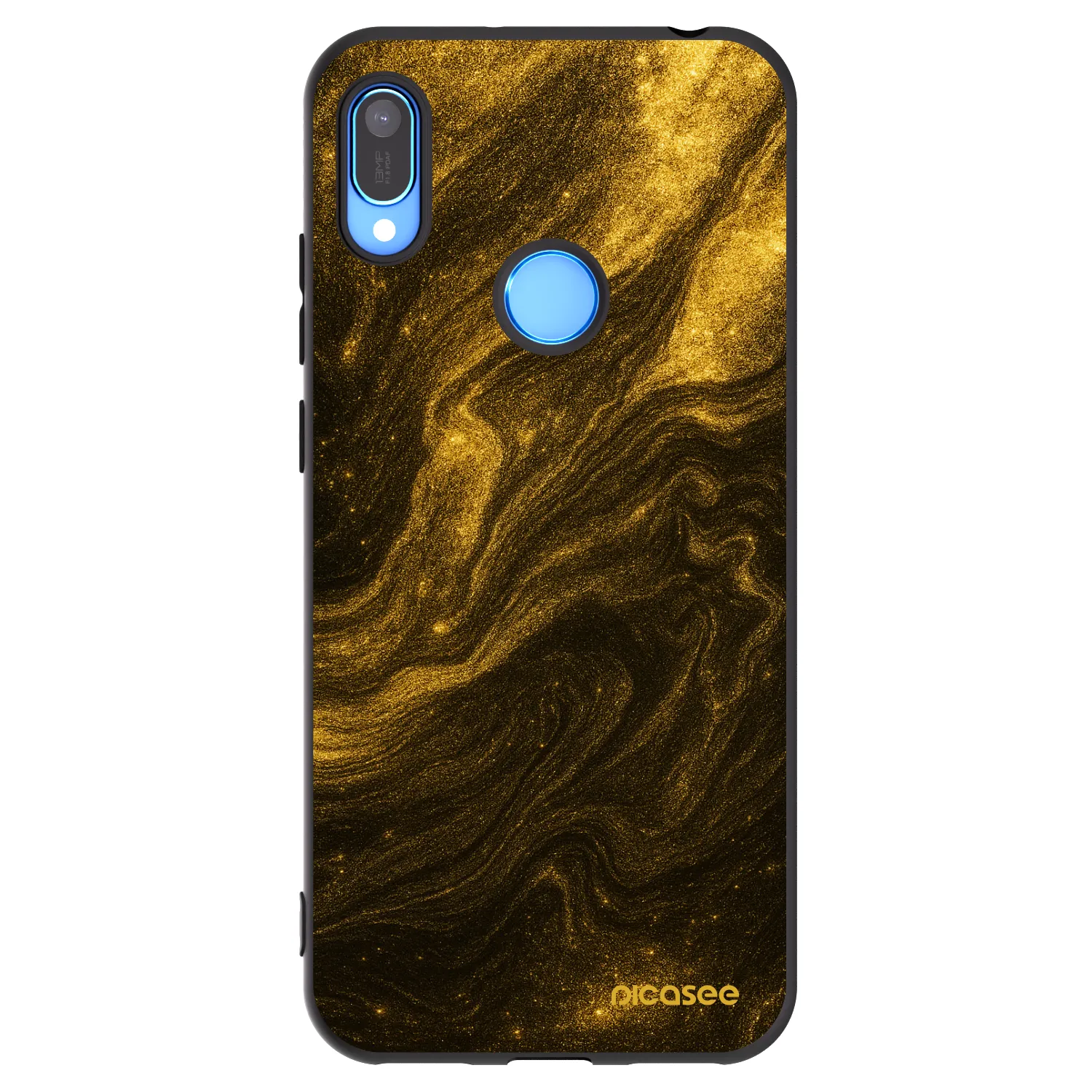 Picasee Huawei Y6 2019 Hülle - Schwarzes Silikon - Black