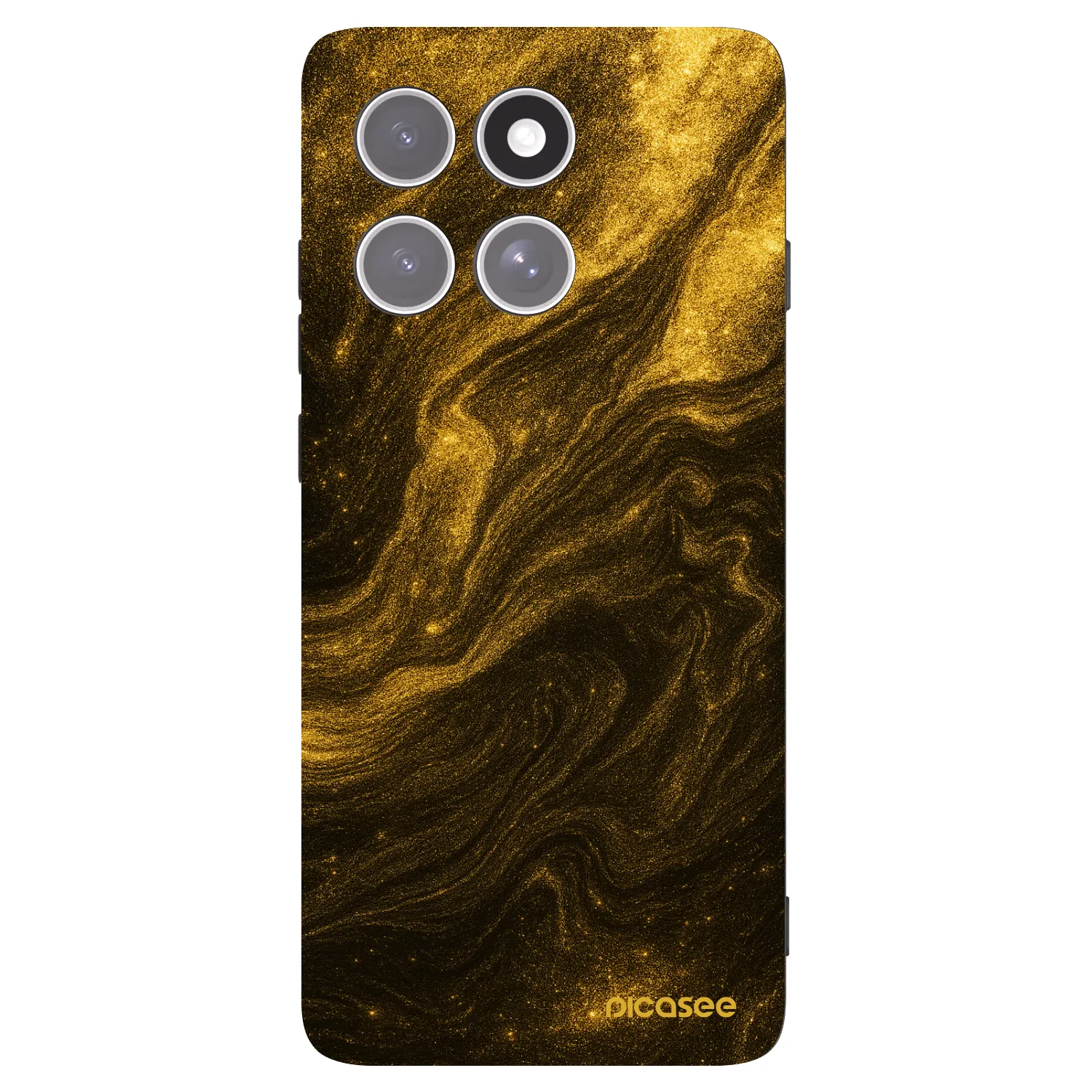 Picasee Motorola Edge 60 Pro Hülle - Schwarzes Silikon - Black