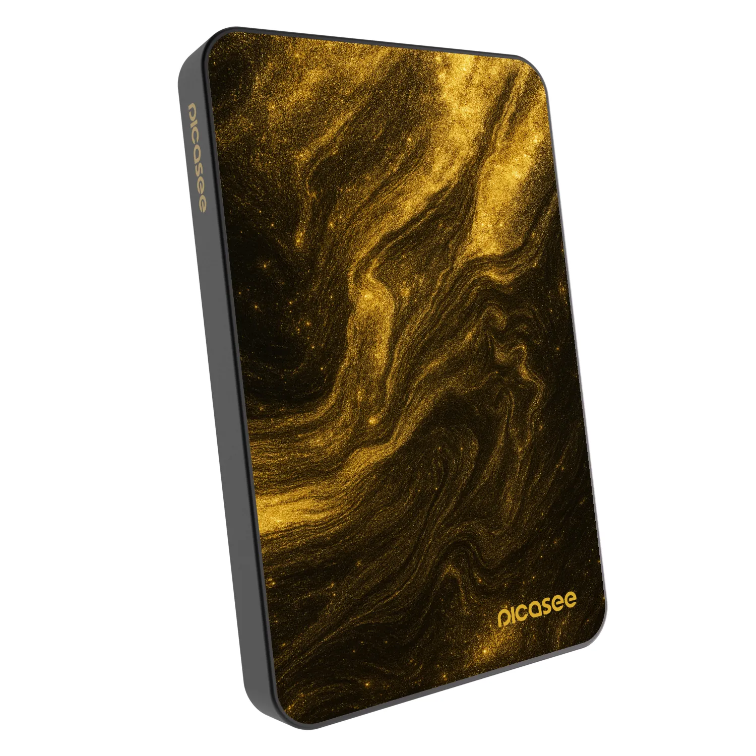 Picasee Powerbank mit MagSafe 5 000 mAh Grau - Black