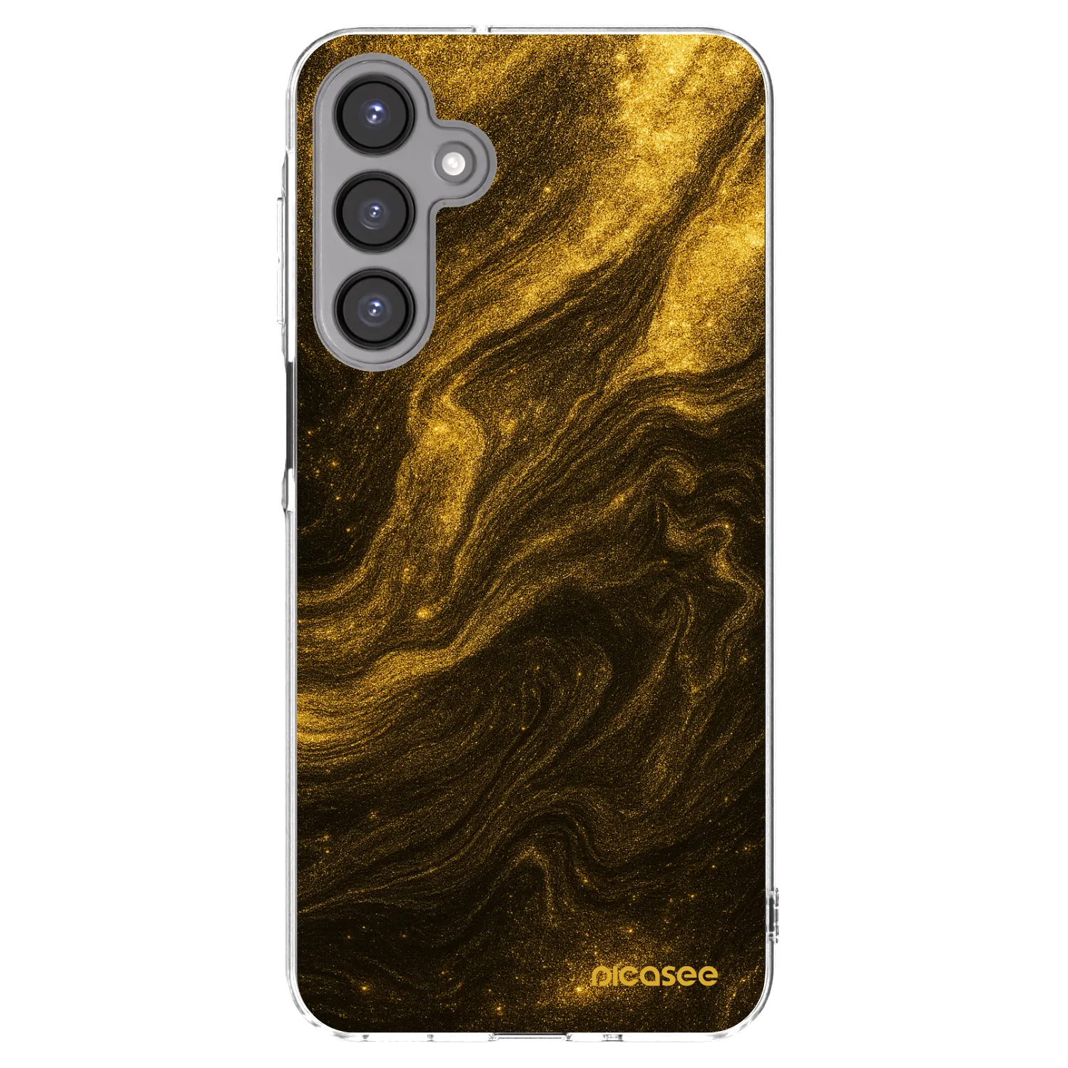 Picasee Samsung Galaxy A16 4G Hülle - Transparentes Silikon - Black