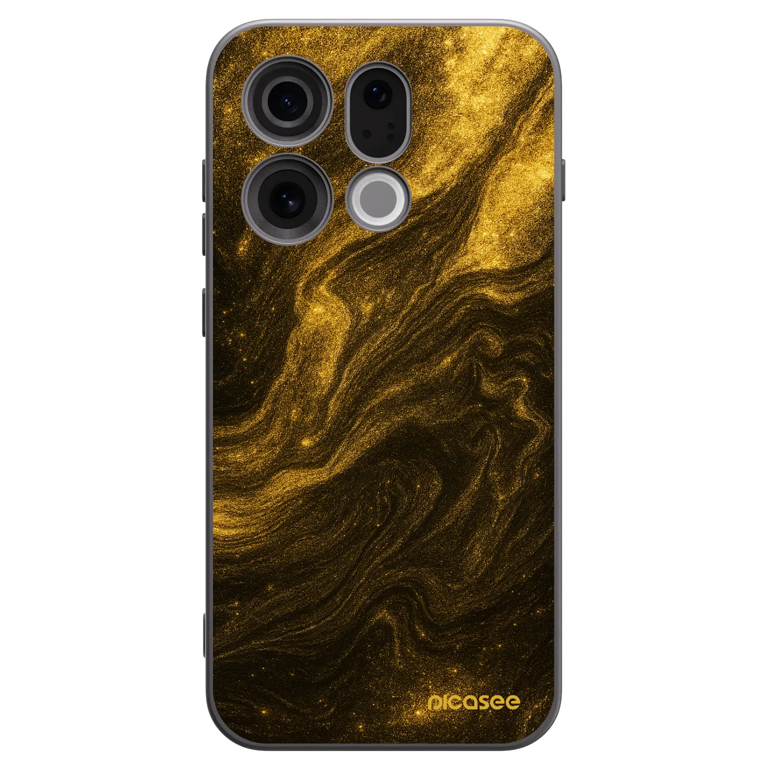 Picasee OPPO Find X9 Hülle - Schwarzes Silikon - Black