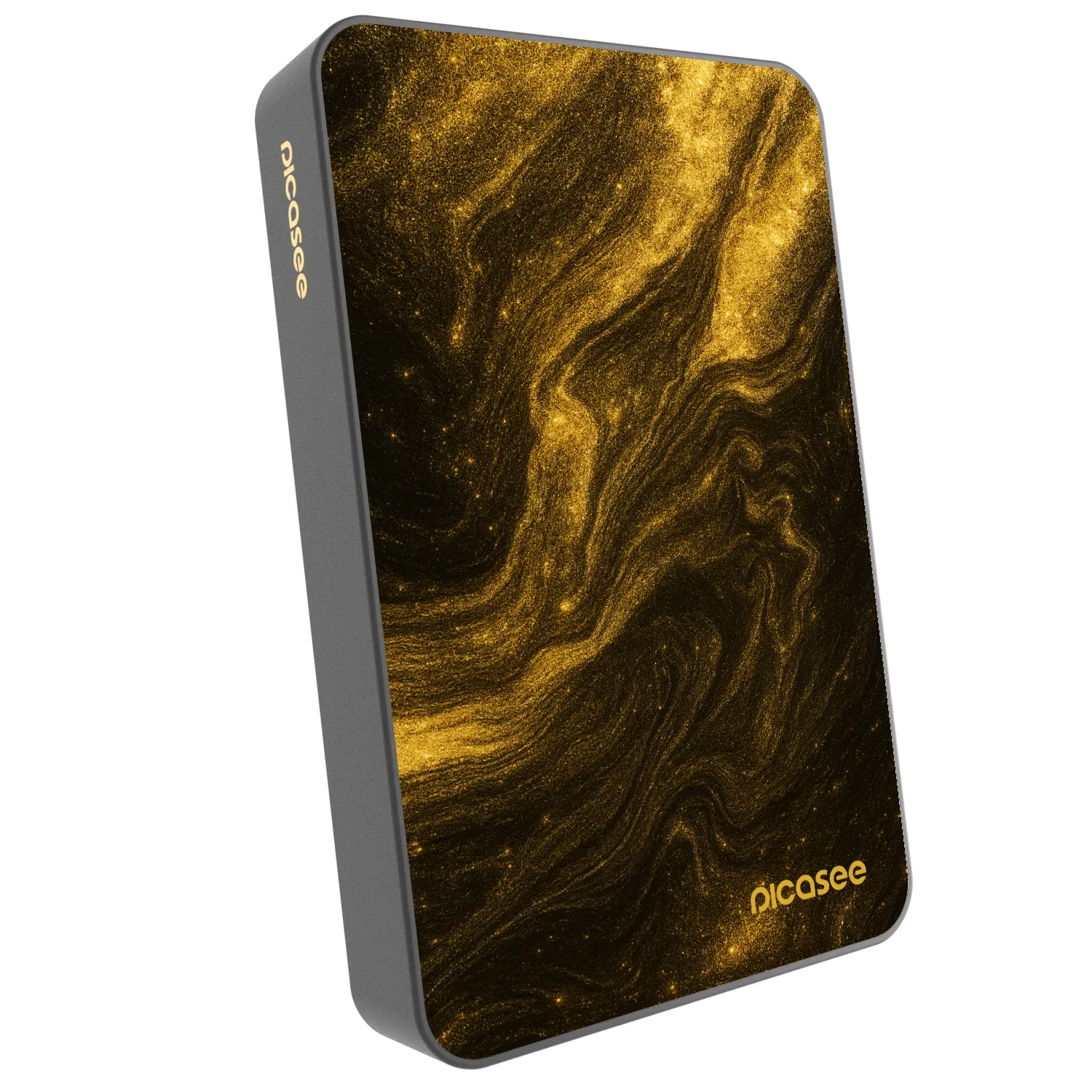 Picasee Powerbank mit MagSafe 10 000 mAh Grau - Black