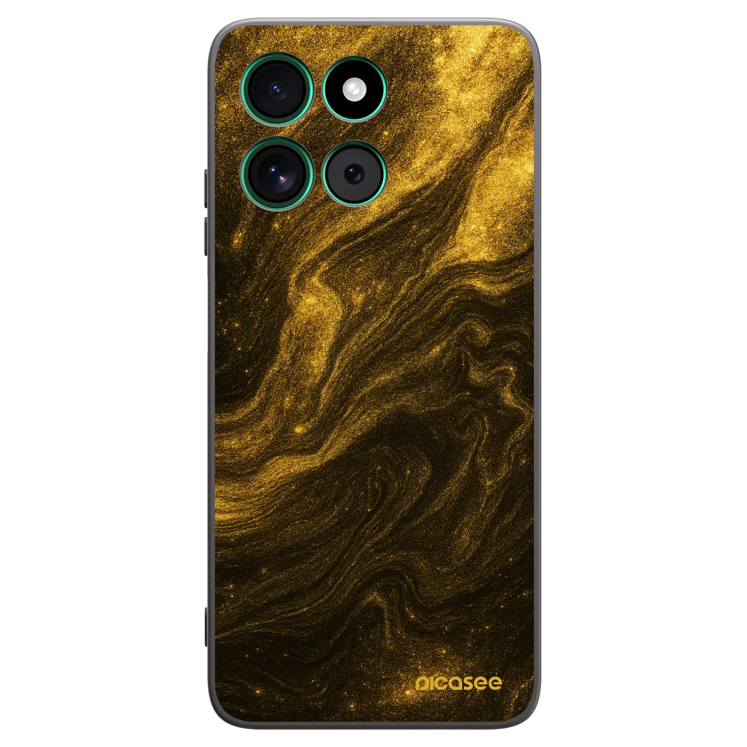 Picasee Motorola Moto G57 Power Hülle - Schwarzes Silikon - Black