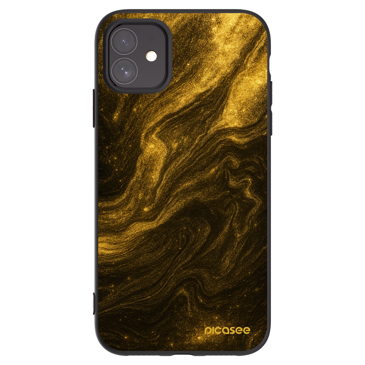 Picasee Apple iPhone 11 Hülle - Schwarzes Silikon - Black